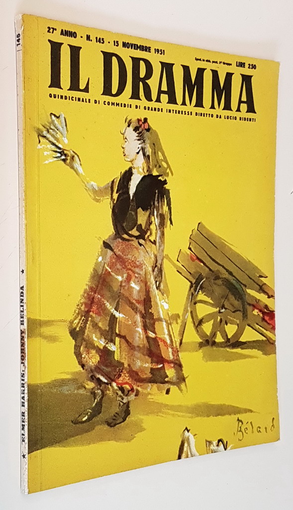 Rivista quindicinale IL DRAMMA (anno 27) - N. 145
