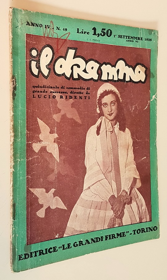 Rivista quindicinale IL DRAMMA (anno IV) - N. 49