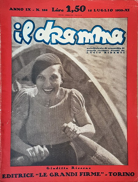 Rivista quindicinale IL DRAMMA (anno IX) - N. 166