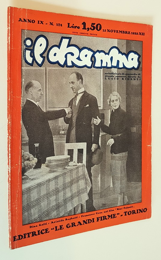 Rivista quindicinale IL DRAMMA (anno IX) - N. 174