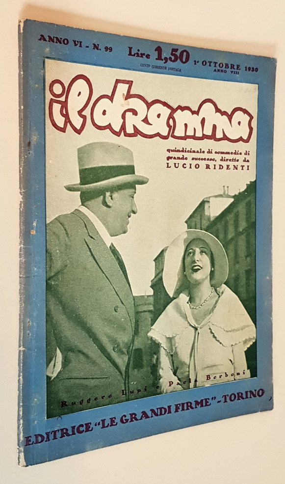 Rivista quindicinale IL DRAMMA (anno VI) - N. 99