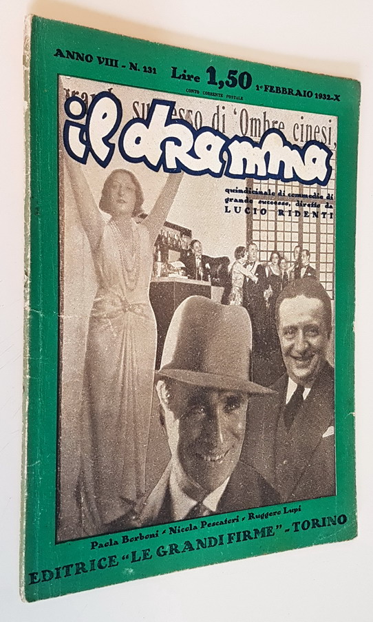 Rivista quindicinale IL DRAMMA (anno VIII) - N. 131