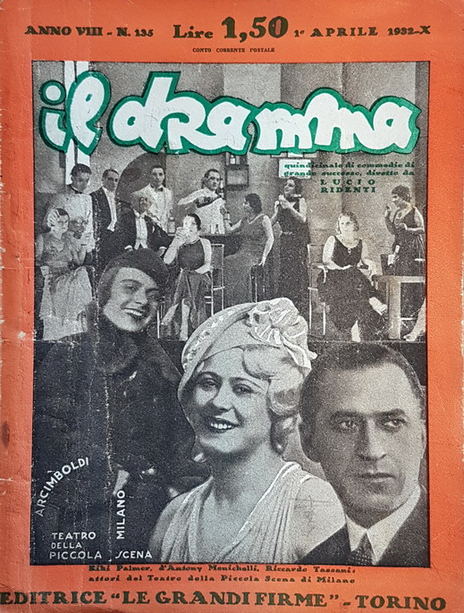 Rivista quindicinale IL DRAMMA (anno VIII) - N. 135