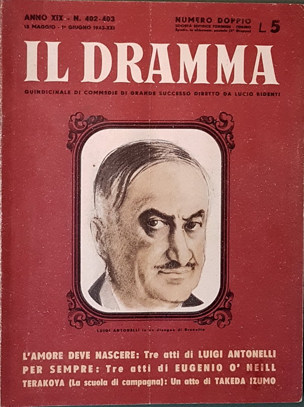 Rivista quindicinale IL DRAMMA (anno XIX) - N. 402-403 (numero …