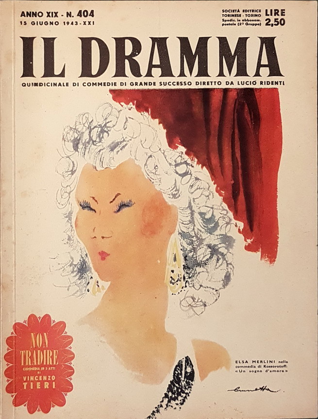 Rivista quindicinale IL DRAMMA (anno XIX) - N. 404