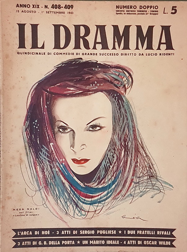 Rivista quindicinale IL DRAMMA (anno XIX) - N. 408-409 (numero …