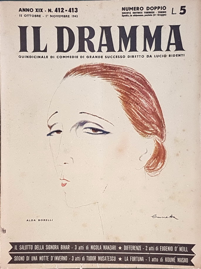 Rivista quindicinale IL DRAMMA (anno XIX) - N. 412-413 (numero …