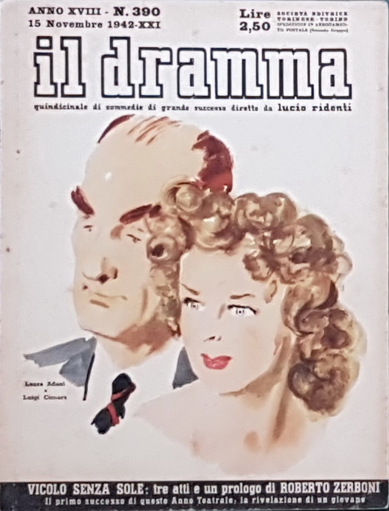 Rivista quindicinale IL DRAMMA (anno XVIII) - N. 390