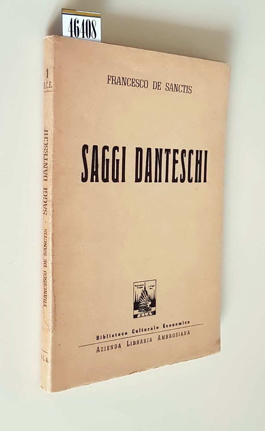 SAGGI DANTESCHI a cura di L. G. Tenconi