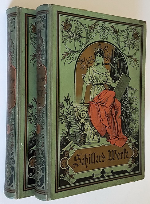 SCHILLER'S WERKE - NEUE PRACHTAUSGABE IN ZWEI BANDEN