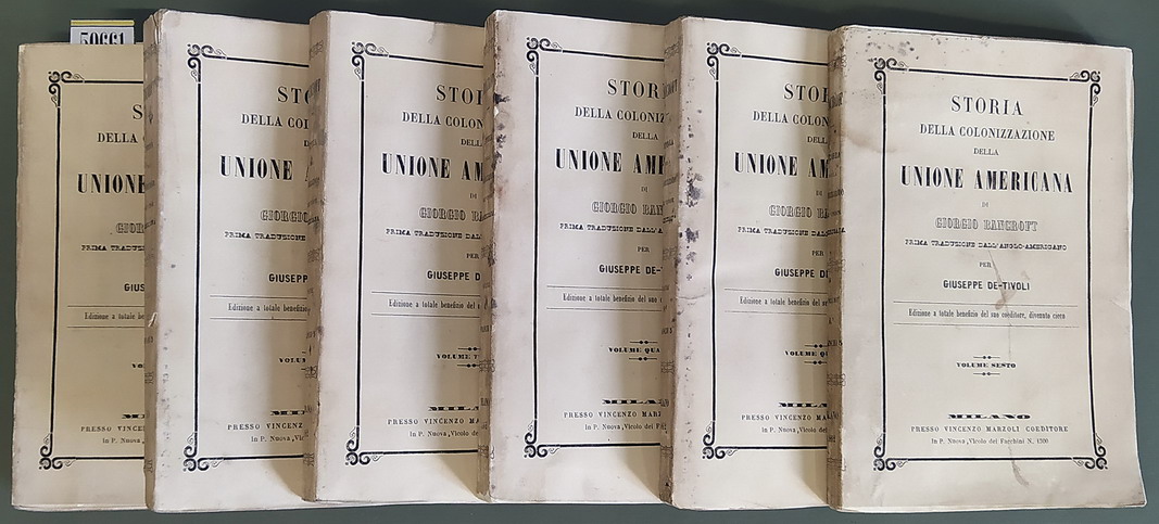 STORIA DEGLI STATI UNITI D'AMERICA (volumi I, II, III, IV, …