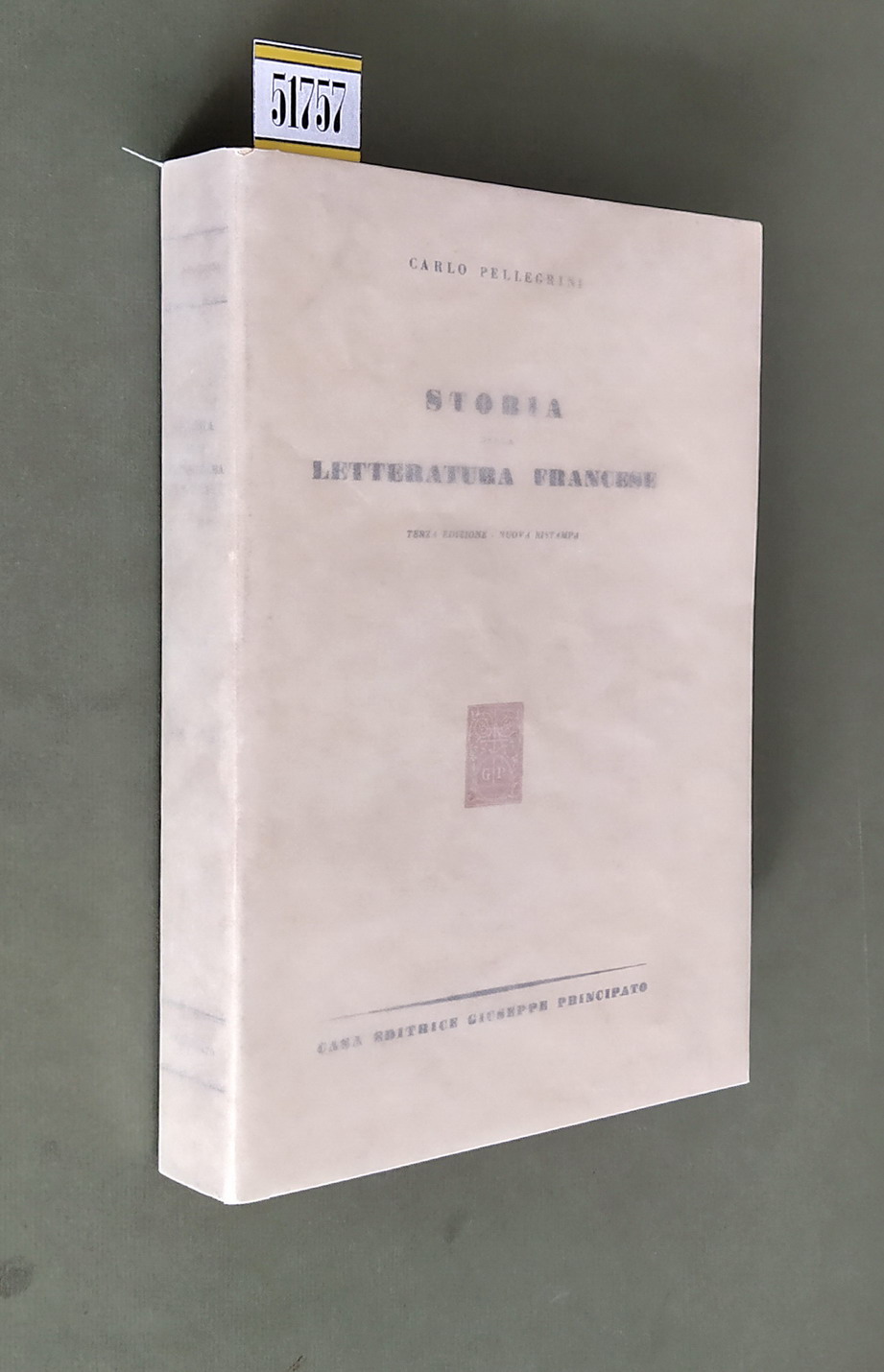STORIA DELLA LETTERATURA FRANCESE