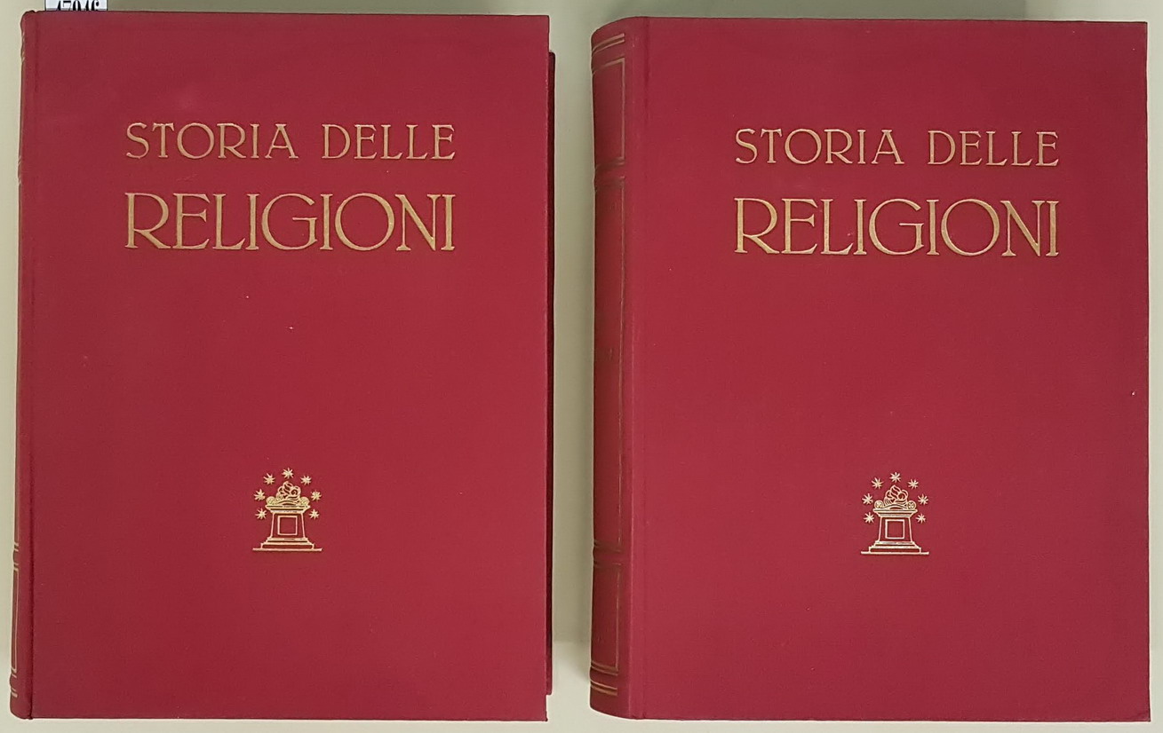 STORIA DELLE RELIGIONI (volumi I e II)