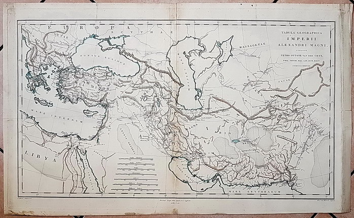 TABULA GEOGRAFICA IMPERII ALEXANDRI MAGNI curante Petro Ottone Van Der …