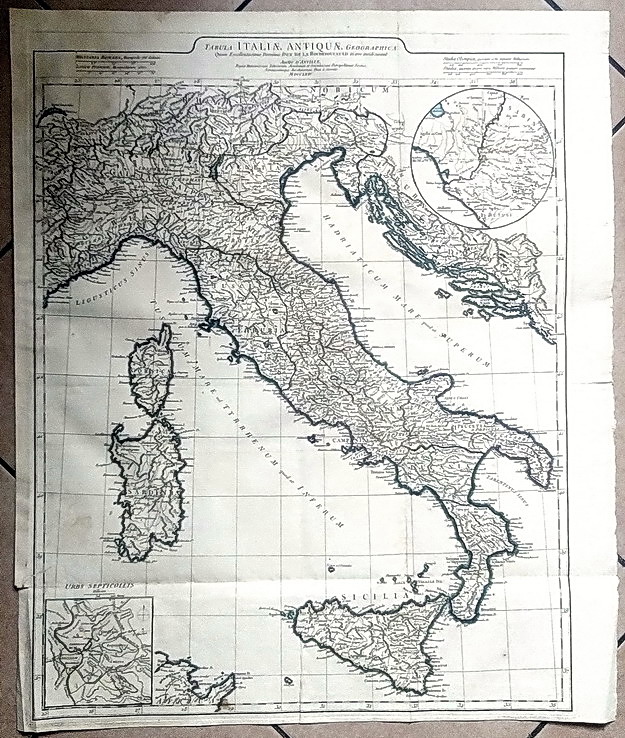 Tabula ITALIAE ANTIQUAE Geographica