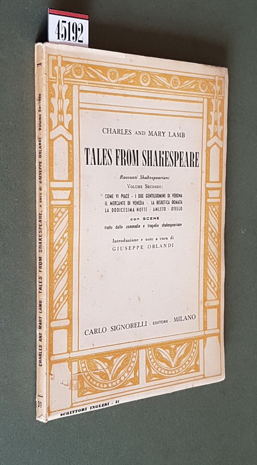 TALES FROM SHAKESPEARE - Racconti Shakespeariani (volume secondo) - Come …