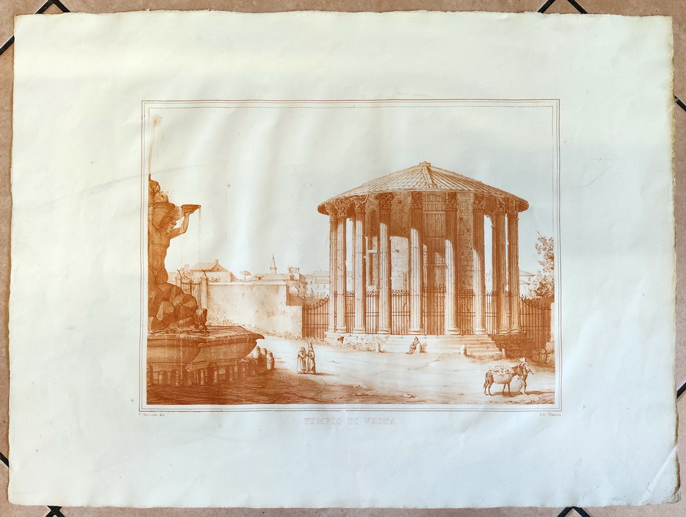 TEMPIO DI VESTA a Roma (Tempio di Ercole Vincitore)