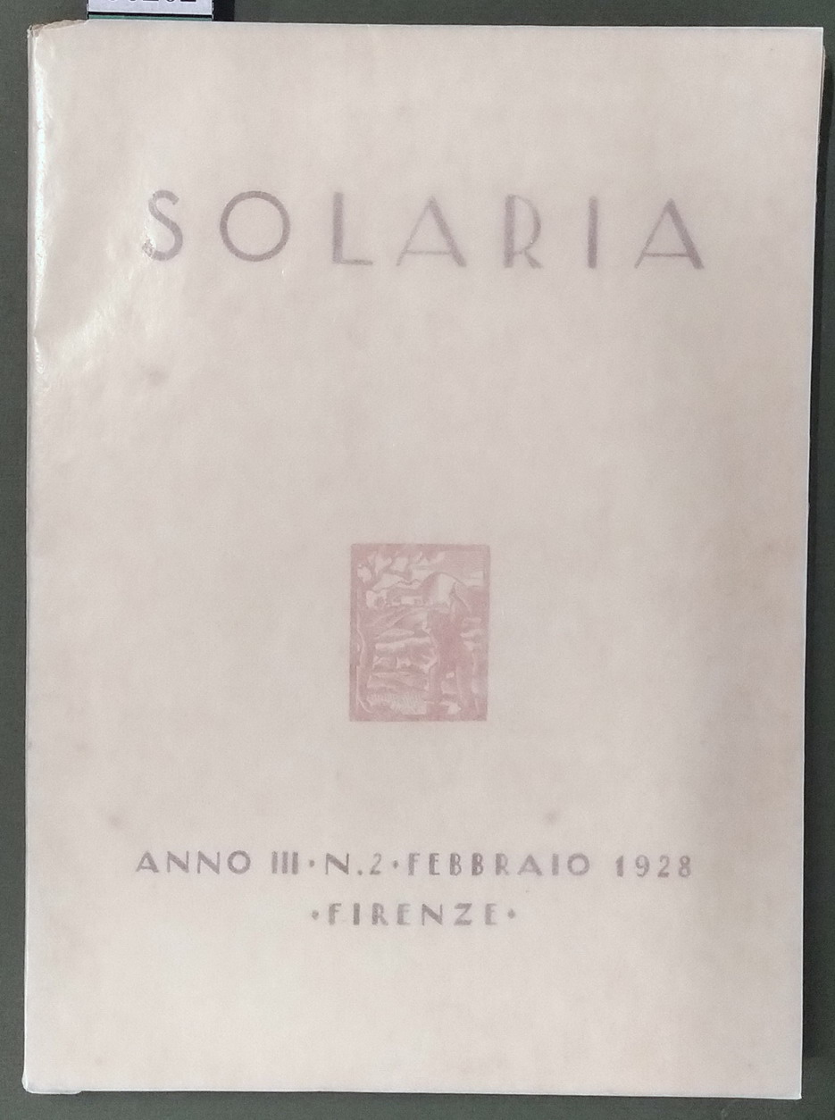 UNA BURLA RIUSCITA (Racconto) - Pubblicato sulla rivista Solaria (anno …