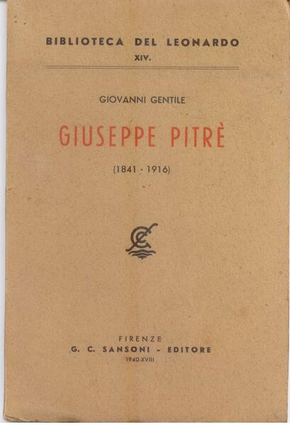 GIUSEPPE PITRE' (1841-1916)