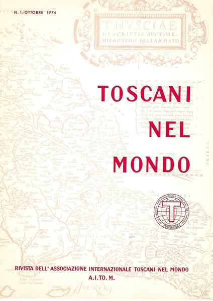 TOSCANI NEL MONDO - N. 1 OTTOBRE 1974