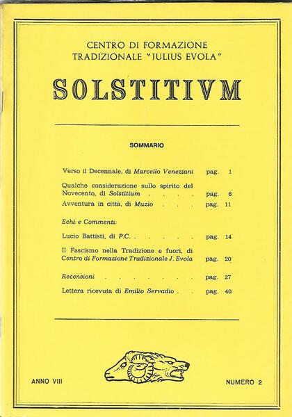 SOLSTITIVM ANNO VIII - N.2