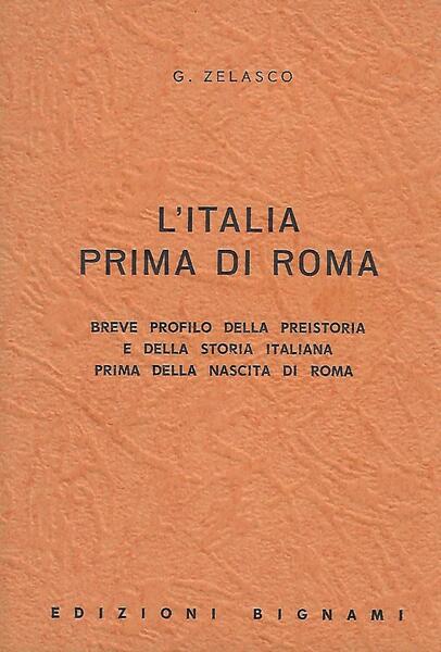 L'ITALIA PRIMA DI ROMA