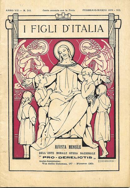 I FIGLI D'ITALIA ANNO VII N. 2-3 - FEBB/MARZO 1929