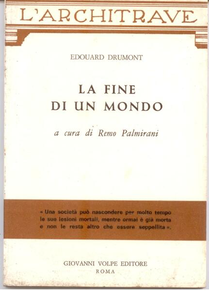 LA FINE DI UN MONDO