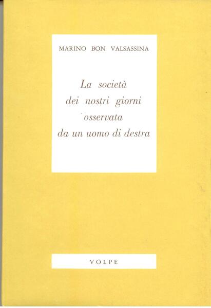 LA SOCIETA' DEI NOSTRI GIORNI OSSERVATA DA UN UOMO