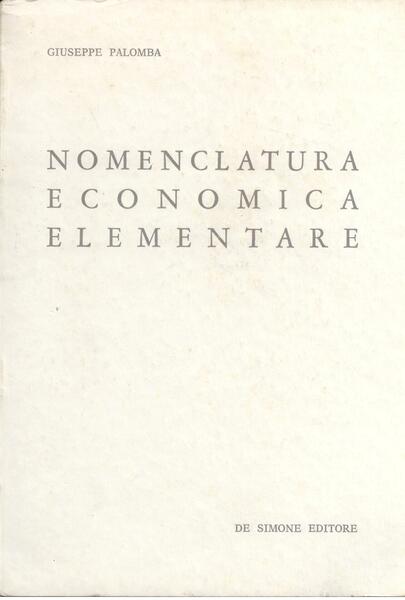 NOMENCLATURA ECONOMICA ELEMENTARE