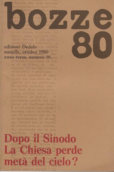 BOZZE 80 - ANNO III - N. 10 - OTT. …