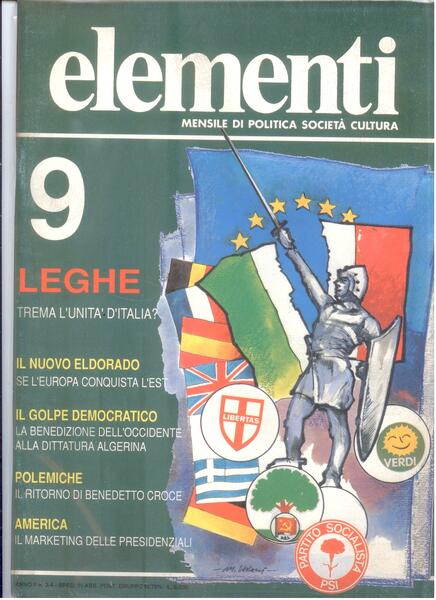 ELEMENTI ANNO II - N. 3/4 - MARZO/APRILE 1992