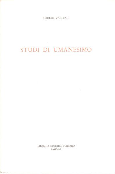 STUDI DI UMANESIMO