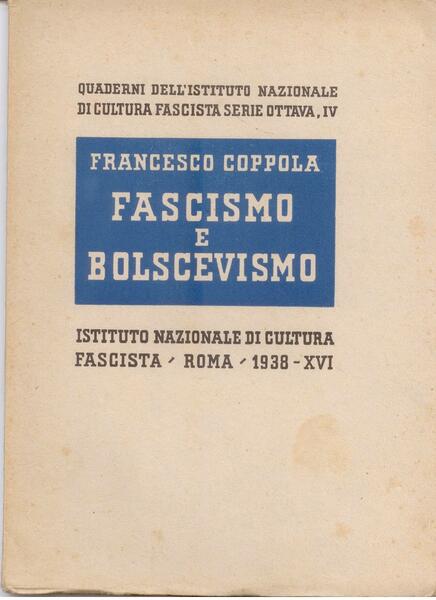 FASCISMO E BOLSCEVISMO