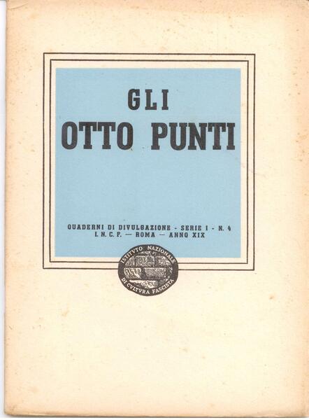 GLI OTTO PUNTI