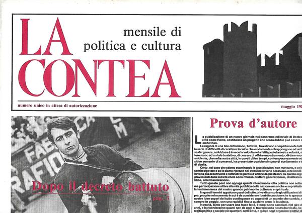 LA CONTEA - MENSILE DI POLITICA E CULTURA