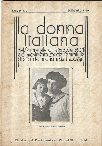 LA DONNA ITALIANA - ANNO IX N.9 - SETT 1932