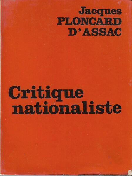 CRITIQUE NATIONALISTE