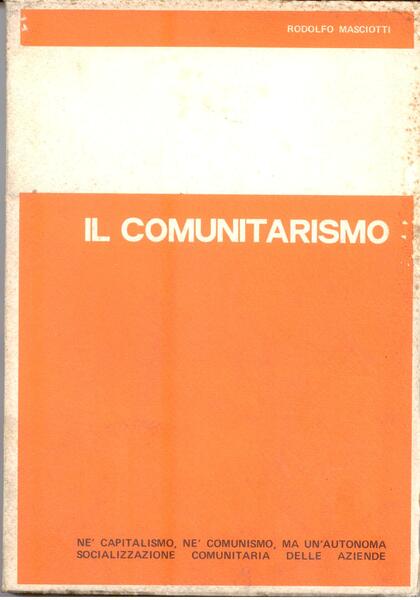 IL COMUNITARISMO