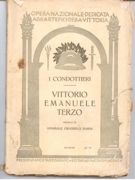 I CONDOTTIERI: VITTORIO EMANUELE TERZO