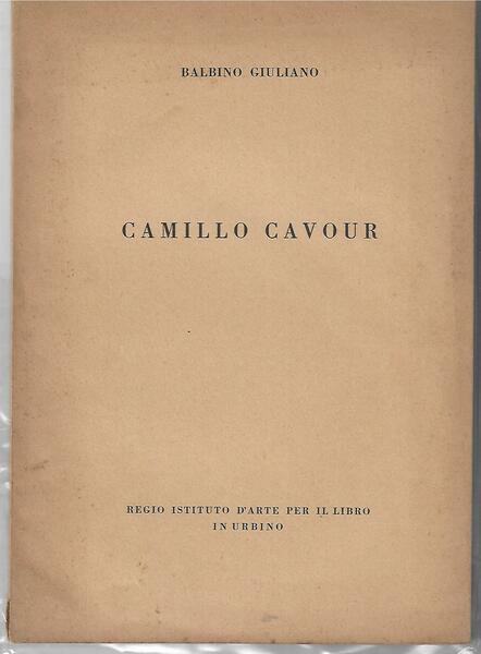 CAMILLO CAVOUR