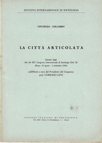 LA CITTA' ARTICOLATA