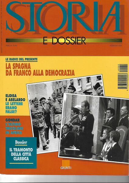 STORIA E DOSSIER - ANNO IX N. 80 - FEBBRAIO …