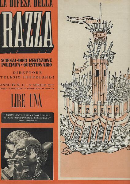 LA DIFESA DELLA RAZZA - ANNO IV N. 11