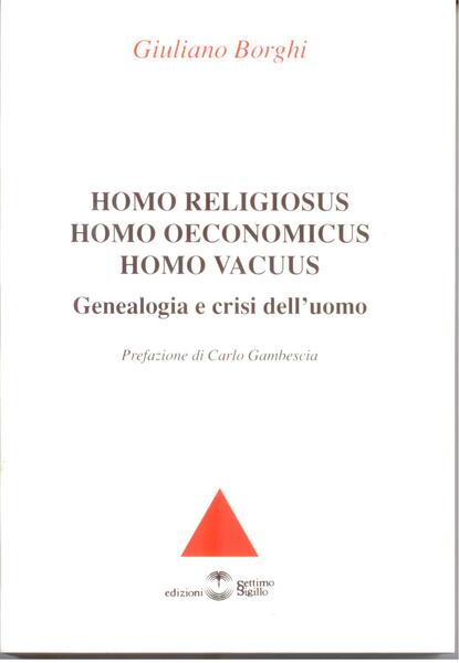 HOMO RELIGIOSUS HOMO OECONOMICUS HOMO VACUUS