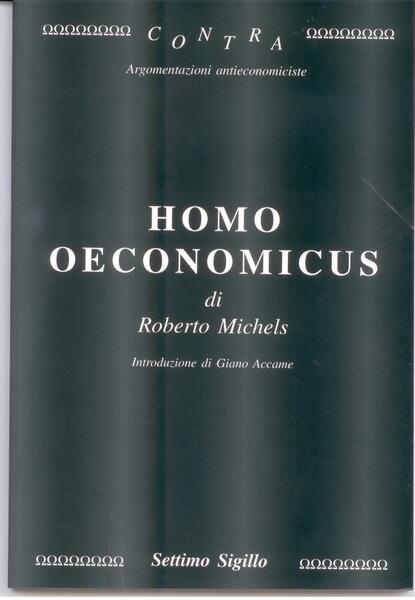 HOMO OECONOMICUS