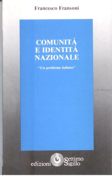 COMUNITA' E IDENTITA' NAZIONALE