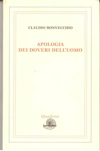 APOLOGIA DEI DOVERI DELL'UOMO