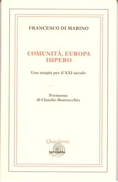 COMUNITA', EUROPA, IMPERO