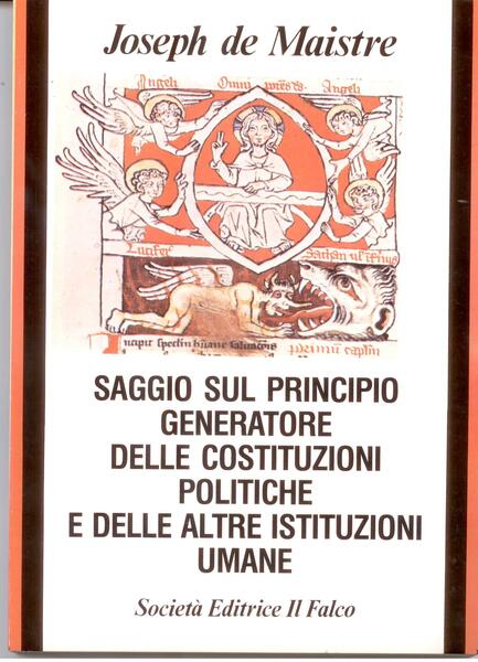 SAGGIO SUL PRINCIPIO GENERATORE DELLE COSTITUZIONI